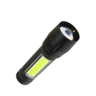 Фонарь аккумуляторный XPE 3Вт + COB 3Вт литиевый аккум. 600мА.ч Micro USB шнур КОСМОС KocAc1011Lith