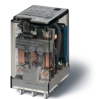 Реле миниатюрное универсальное электромеханич. монтаж на печатную плату 3CO 10А AgNi 220В DC влагозащ. RTIII опции: н...