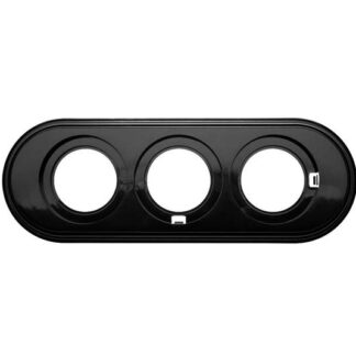 Рамка 3-м ретро пластик. черн. Bironi BF1-630-23