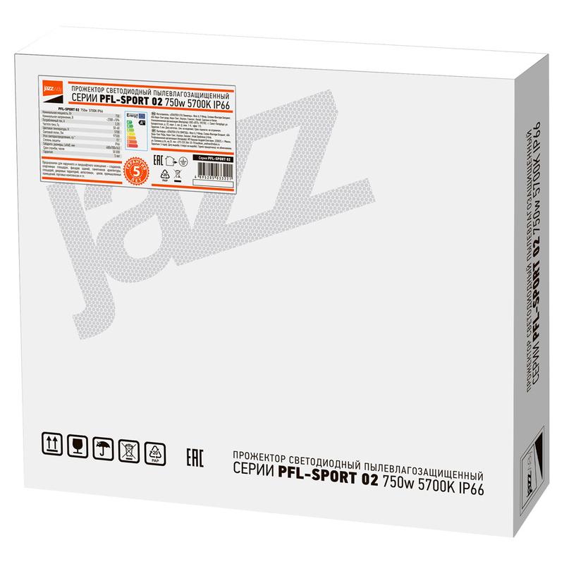 Прожектор светодиодный PFL-SPORT 02 750Вт (3х250Вт) 5700К IP66 ДО с линзовым модулем Pro+ JazzWay 5033221