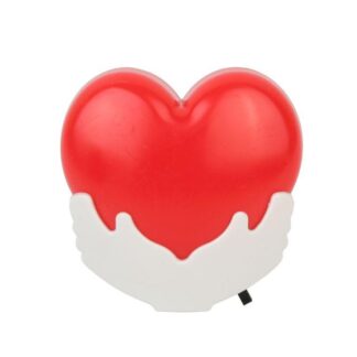 Светильник светодиодный NL-246 "Сердце" 220В ночник с выкл. красный Camelion 14266