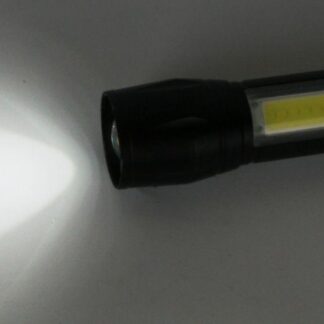 Фонарь аккумуляторный E1337 XPE + COB LED 3Вт 3 режима аккум. 3.7В черн. (бокс) Ultraflash 14269