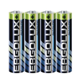 Элемент питания алкалиновый AAA/LR03 1.5В Alkaline SR4 (блист.4шт) Ergolux 14281