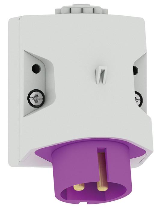 Вилка настенная 32А 2п 12ч 50В IP44 Bals 4612