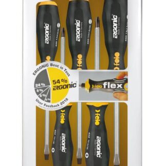 Набор отверток Ergonic ударных SL/PH (в наборе 5шт) Felo 45095248