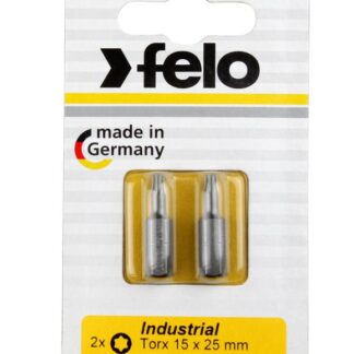 Бита Industrial Torx 15х25 (блист.2шт) FELO 02615036