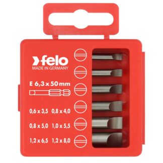 Набор бит SL Industrial 50мм в кейсе 6 бит FELO 03091516