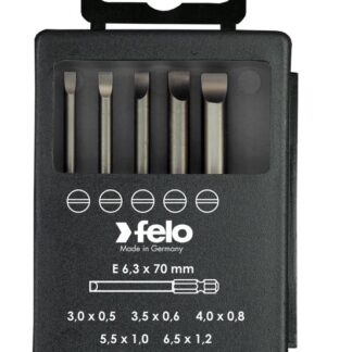 Набор бит SL Industrial 70мм в кейсе 5 бит FELO 03091716