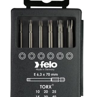 Набор бит Tx Industrial 70мм в кейсе 6 бит FELO 03691716