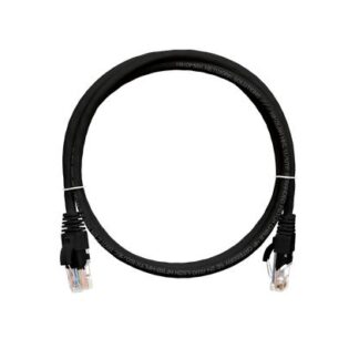 Шнур коммутационный кат.5E (класс D) U/UTP 4 пары 24 AWG (7х0.205мм) 100МГц 2хRJ45 (8P8C) T568B заливной с защ. защел...
