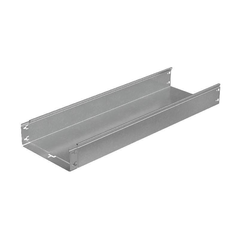 Лоток листовой неперфорированный 300х100 L4000 сталь 1.2мм "Быстрый монтаж ПЛЮС" КМ PL11452