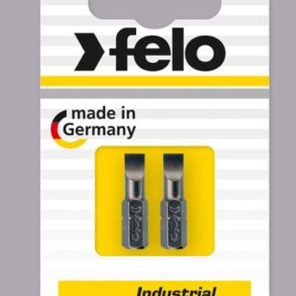 Бита шлицевая плоская Industrial 4.0х0.8х25 (блист.2шт)FELO 02041036