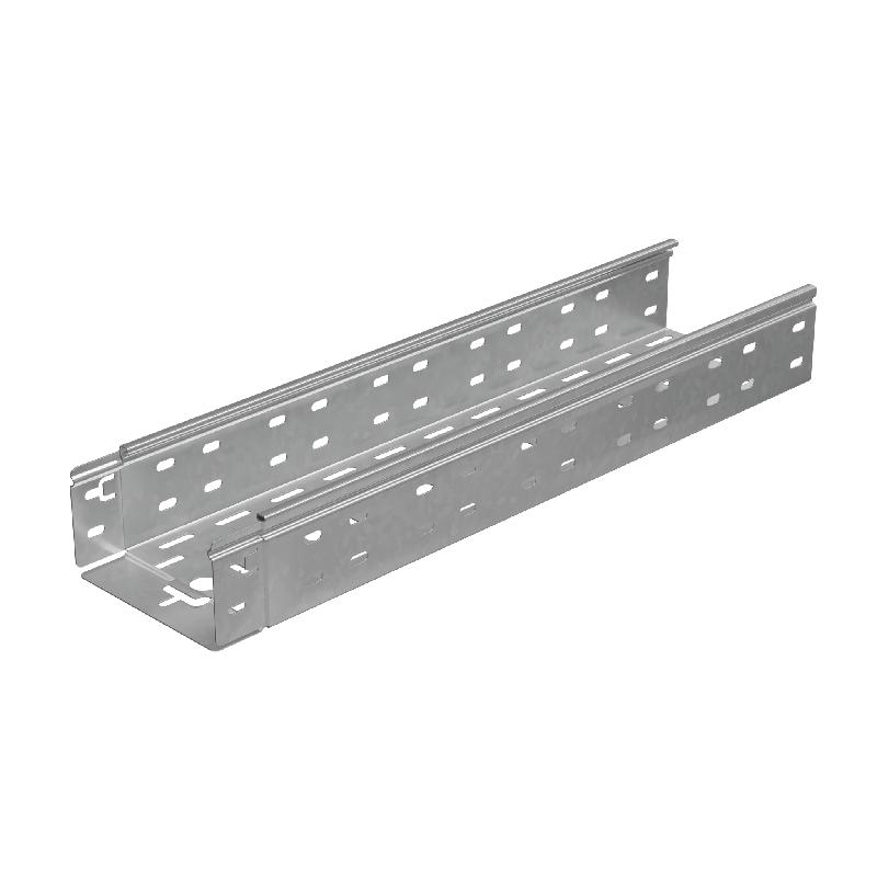 Лоток листовой перфорированный 150х80 L2500 1.5мм "Быстрый монтаж ПЛЮС" LPplus80-150-1.5-2500 КМ PL9317