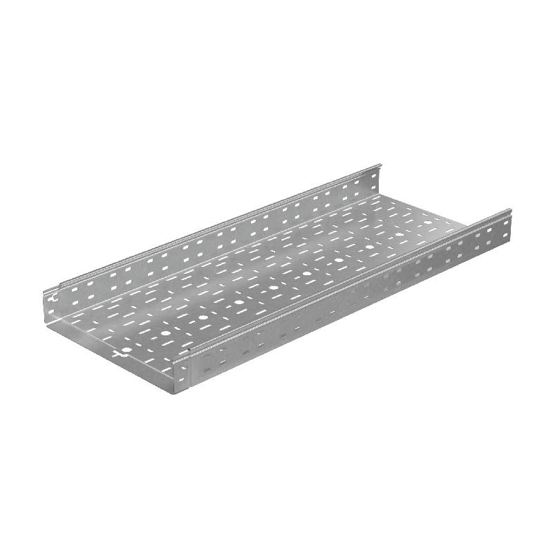 Лоток листовой перфорированный 400х80 L2000 1.2мм "Быстрый монтаж ПЛЮС" LPplus80-400-1.2-2000 КМ PL2845