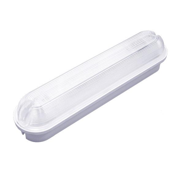 Светильник светодиодный Vega LED-08-001 8Вт 5000К IP54 860лм УХЛ2 310х70х75 ЖКХ накладной прозр. рассеив. без датчика...