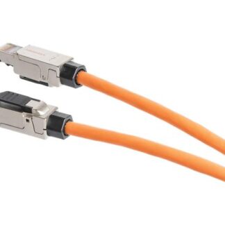 Коннектор RJ45/8P8C под витую пару кат. 6 (класс E) 250МГц. покрытие 50мкд универс. ножи T568B самозажимной полный эк...