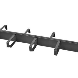 Органайзер кабельный горизонтальный ГКО-1-9-9005 1U Ш=19дюйм Г=154.2мм двухсторон. кольца ЦМО 1793568