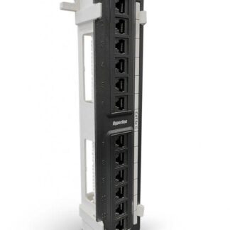Патч-панель настенная кат.5E 12 портов RJ45 (8P8C) PPW-12-8P8C-C5e с подставкой Hyperline 15379