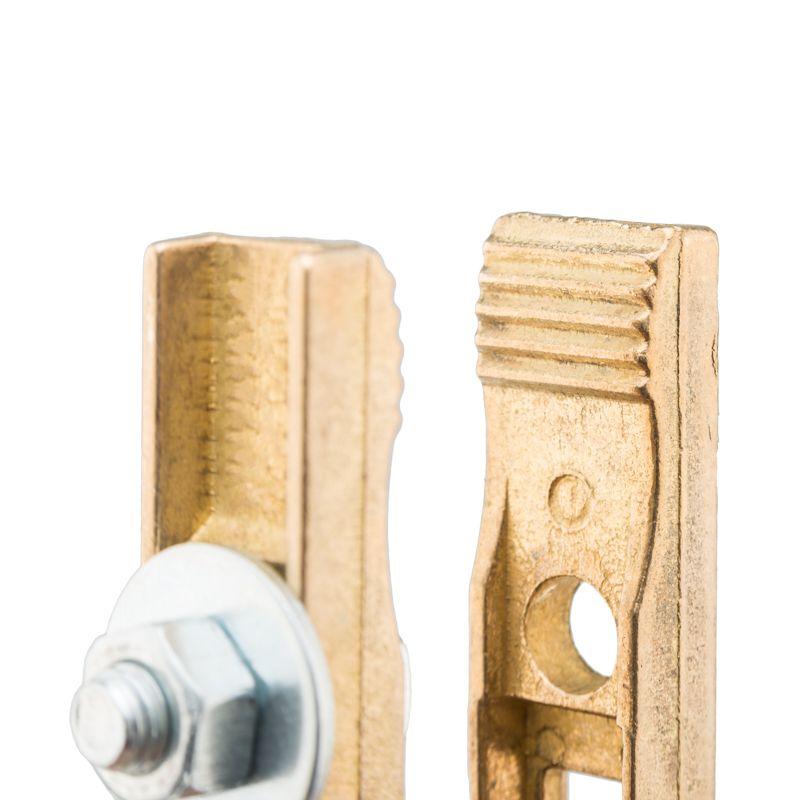 Зажим "крокодил" 200А 140мм для сварки (латунь) САТУРН Профи РОССИЯ 16-0052-9