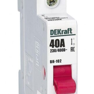 Выключатель-разъединитель 1п 40А ВН-102 DEKraft 17022DEK