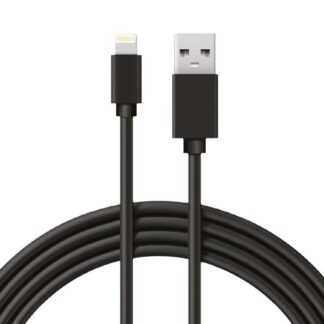 Кабель USB-Lightning 2А 1м черн. ПВХ Rexant 18-7050