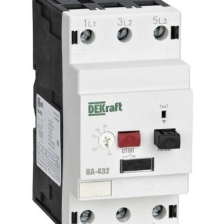 Выключатель автоматический для защиты двигателя 3п 40-63А 30кА ВА-432 DEKraft 21241DEK
