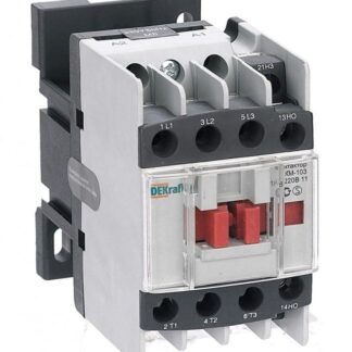 Контактор КМ-103 18А кат. 24В AC 1НО+1НЗ AC-3 DEKraft 22110DEK
