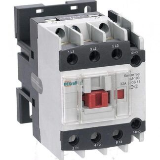 Контактор КМ-103 32А кат. 36В AC 1НО+1НЗ AC-3 DEKraft 22121DEK