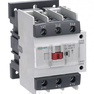 Контактор КМ-103 80А кат. 110В AC 1НО+1НЗ AC-3 DEKraft 22142DEK