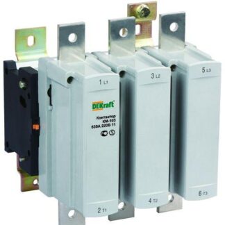 Контактор КМ-103 630А кат. 220В AC 1НО+1НЗ AC-3 DEKraft 22166DEK