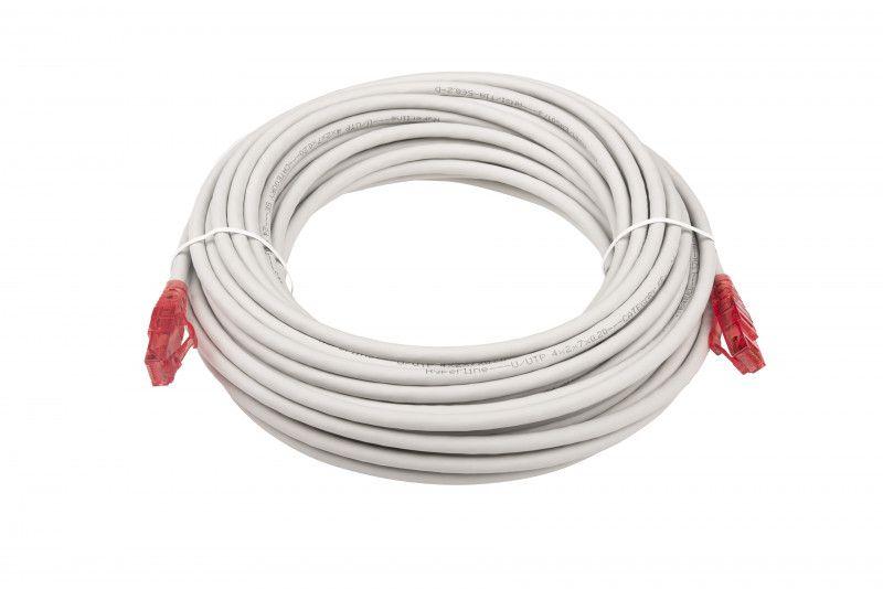 Патч-корд кат.5E U/UTP LSZH PC-LPM-UTP-RJ45-RJ45-C5e-15M-LSZH-GY 15м сер. Hyperline 230014