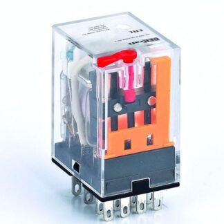 Реле промежуточное ПР-102 3А 36В AC 4 конт. с LED-индикацией и TEST фукц. DEKraft 23823DEK