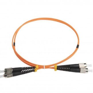 Патч-корд FC-D2-50-FC/PR-FC/PR-H-1M-LSZH-OR волоконно-оптический (шнур) MM50/125 FC-FC 2мм duplex LSZH 1м Hyperline 2...