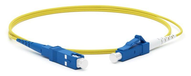 Патч-корд FC-S2-9-LC/UR-SC/UR-H-1M-LSZH-YL волоконно-оптический (шнур) SM 9/125 (OS2) LC/UPC-SC/UPC simplex LSZH 1м H...