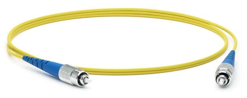 Патч-корд FC-S2-9-FC/UR-FC/UR-H-2M-LSZH-YL волоконно-оптический (шнур) SM 9/125 (OS2) FC/UPC-FC/UPC simplex LSZH 2м H...