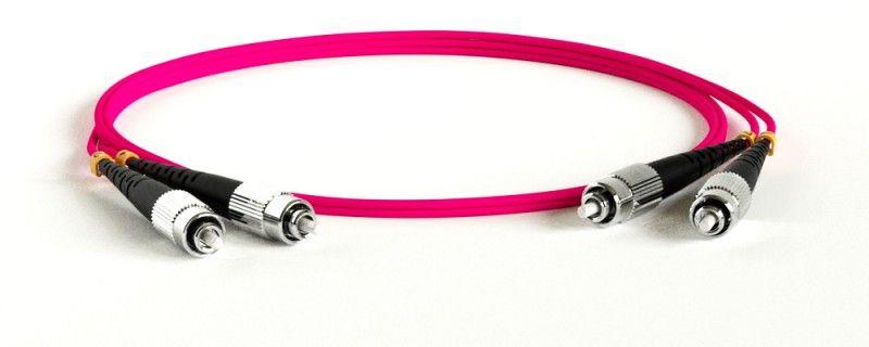 Патч-корд FC-D2-504-FC/PR-FC/PR-H-2M-LSZH-MG волоконно-оптический (шнур) MM50/125(OM4) FC-FC 2мм duplex LSZH 2м Hyper...