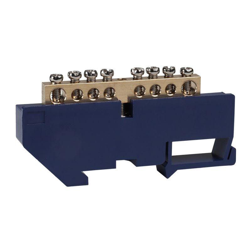 Шина нулевая с изолятором OptiKit BB-D-N-DIN-8-6х9 син. КЭАЗ 277858