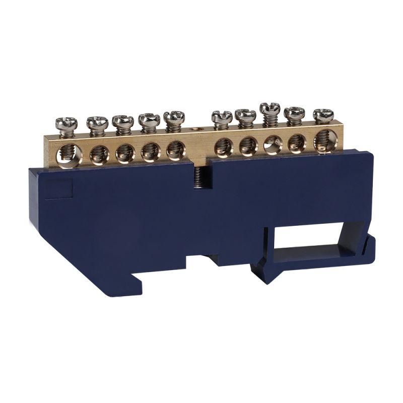 Шина нулевая с изолятором OptiKit BB-D-N-DIN-4-8х12 син. КЭАЗ 277876