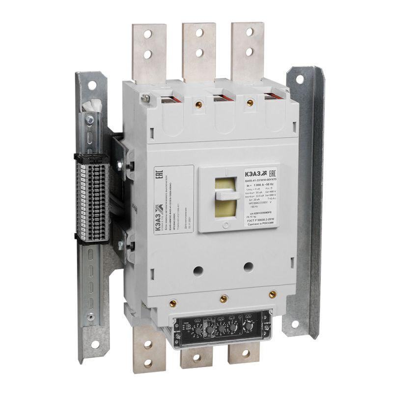 Блок замены автоматического выключателя 1000А АВМ10Н-ВА53-41-331830 690AC НР=230В AC/220В DC ПЭ230AC КЭАЗ 290887