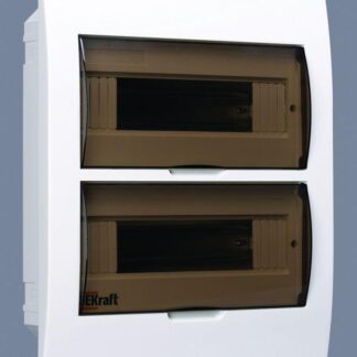 Корпус встраиваемый ЩРВ-П-24 35х30х10 24мод. IP41 пластик. DEKraft 31006DEK