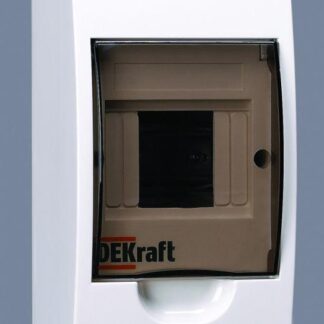 Корпус навесной ЩРН-П-4 20х11х9 4мод.IP41 пластик. DEKraft 31008DEK