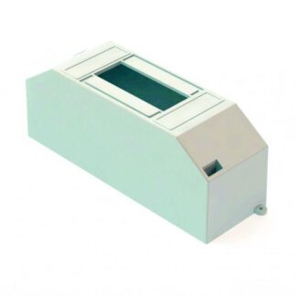 Корпус навесной ЩРН-П-1/2 12.5х4.2х5.8 1-2мод. IP30 пластик. бел. DEKraft 31030DEK