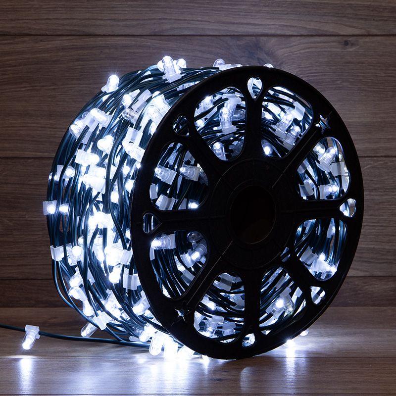 Гирлянда светодиодная "LED ClipLight" шаг 15см 665LED бел. 80Вт 12В IP65 эффект мерцания flashing бел. (уп.100м) Neon...