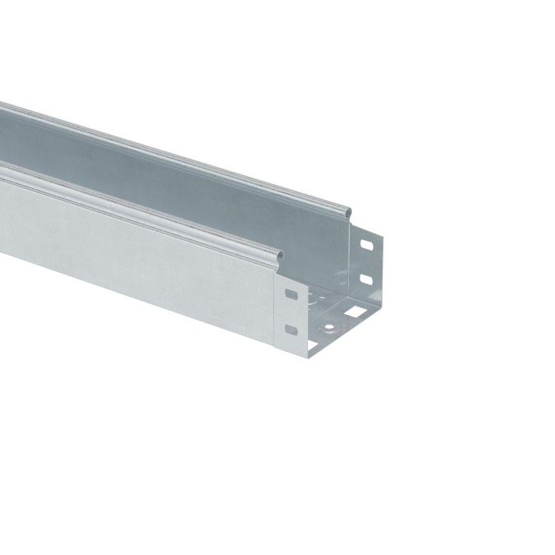 Лоток листовой неперфорированный 80х80 L3000 сталь 0.7мм цинк-ламель DKC 35061ZL