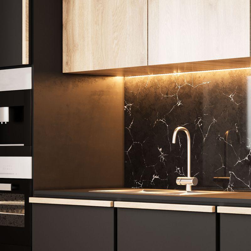 Лента светодиодная Elementary 2835/60-SMD 4.8Вт/м 3000К тепл. бел. IP20 170лм/м 12В 8мм (уп.5м) GAUSS 355000105