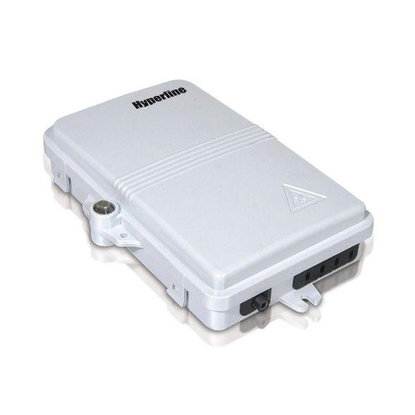 Бокс оптический FO-WBI-4A-GY настенный 4 порта (SC duplex LC) без пигтейлов и проходных адаптеров IP65 186 х 116 х 40...