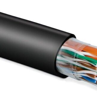 Кабель витая пара U/UTP кат.5 25 пар (4 пары 24 AWGх6 + 1 пара 24 AWG) ОЖ solid внешн. PE UUTP25W-C5-S24-OUT-PE-BK че...