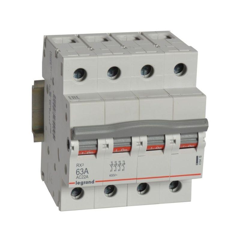 Выключатель-разъединитель 4п 63А RX3 ИЭК Leg 419418