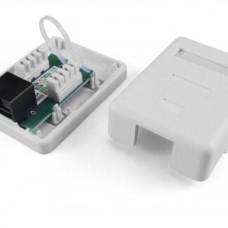 Розетка компьютерная 1-м ОП SB1-1-8P8C-C6-WH RJ45 (8P8C) кат.6 Dual IDC Hyperline 430232