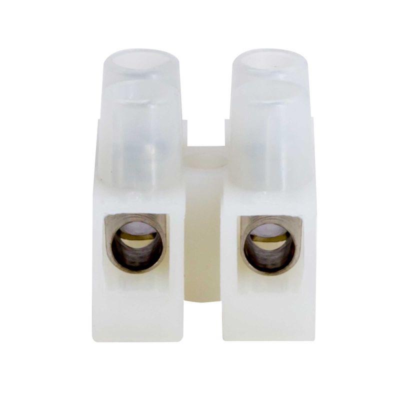 Колодка клеммная винтовая 2х2.5кв.мм 24А полиамид 450В 110град.C DKC 43102NY